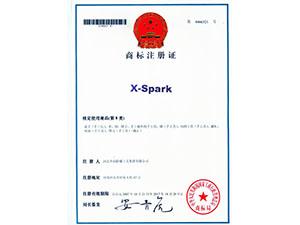 Certificado de marca registrada X-Spark