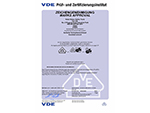 Certificados VDE de la llave de boca simple