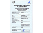 Certificat ATEX