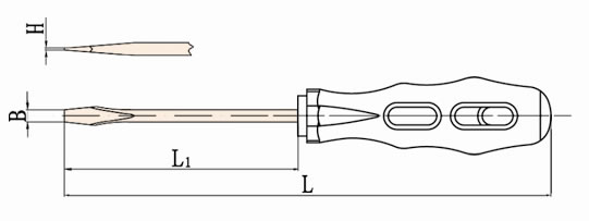 Destornillador antichispas 260